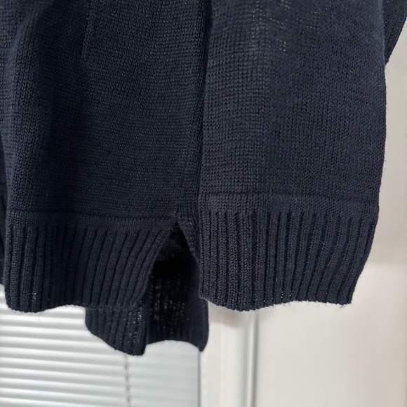 Vince Navy Linen Crew Neck Sweater Fits XS-Med - Picture 5 of 11